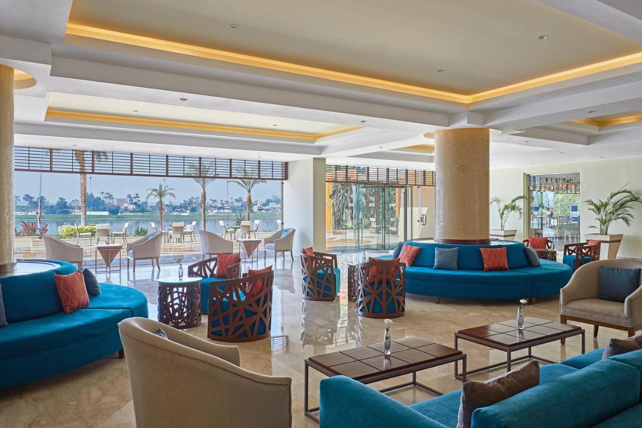 Steigenberger Resort Achti Luxor Exteriör bild The lobby of the hotel
